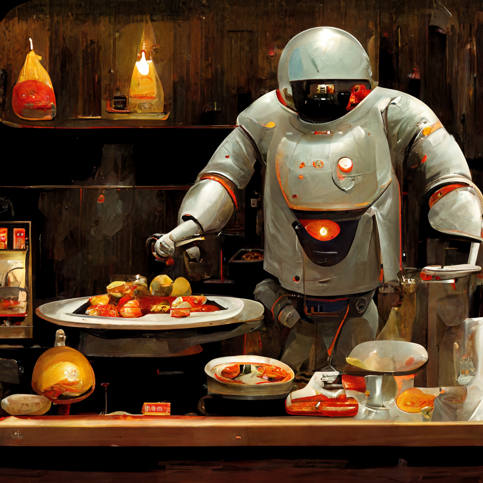 impressionist painting of majestic castle